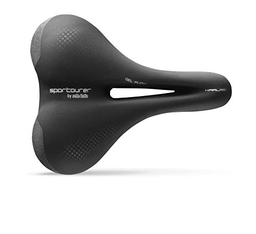 Selle Italia Kaalam Gel Flow Sillín, Unisex Adulto, Negro, L2