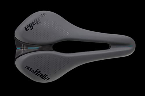 Selle Italia Novus Boost EVO TM Gravel Sillín: Gris/Negro, L3