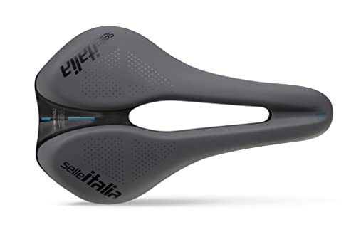 Selle Italia Novus Boost EVO TM Gravel Sillín: Gris/Negro, L3