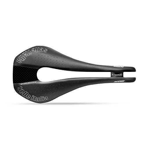 Selle Italia Novus TM Superflow Endurance L3 Sillín, Negro, Talla Única