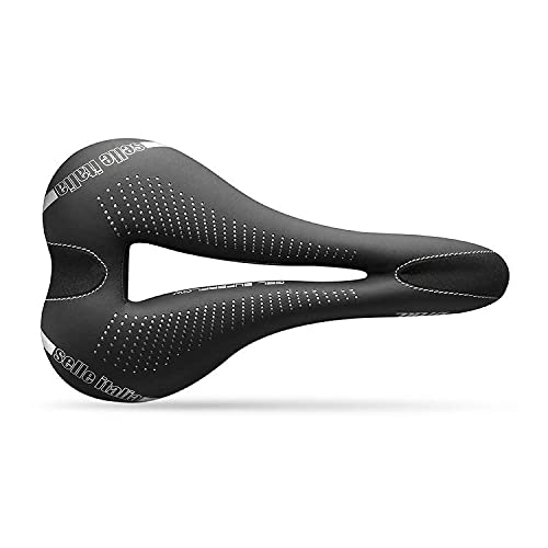 Selle Italia - Sillìn Bicicleta de Carretera Diva Gel Superflow, Rail TI 316 Tubo Ø7, Sillìn Road Gran Turismo Fibra-tek, Comfort Gel, Amortiguador