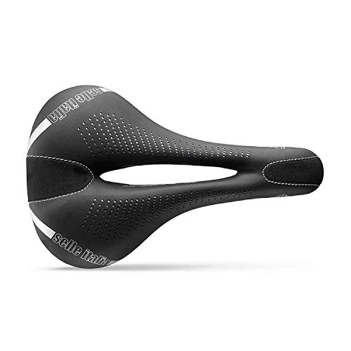 Selle Italia - Sillìn Bicicleta de Carretera Lady Gel Flow, Rail Manganese Tubo Ø7, Sillìn Road Gran Turismo Fibra-tek, Comfort Gel, Amortiguador