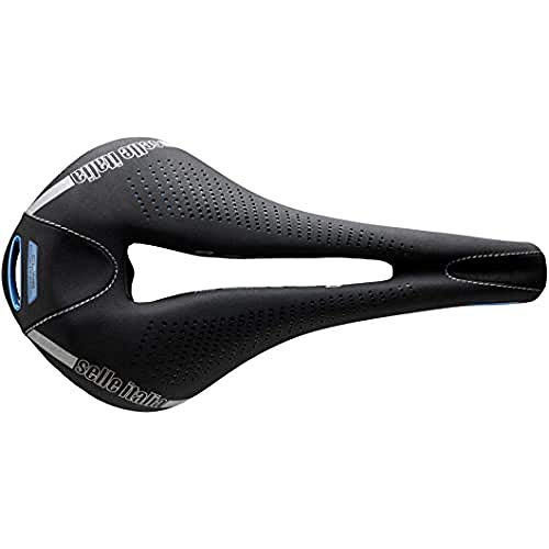 Selle Italia - Sillìn Bicicleta de Carretera MAX FLITE E-Bike Gel Superflow, Rail TI 316 Tubo Ø7, Sillìn Road Gran Turismo Fibra-tek, Comfort, Amortiguador