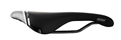 Selle Italia - Sillìn Bicicleta de Carretera Novus Boost Gravel Tech Superflow, Rail TI 316 Tubo Ø7, Sillìn Corto Road Perfomance Fibra-tek Ligero, Comfort, Amortiguador