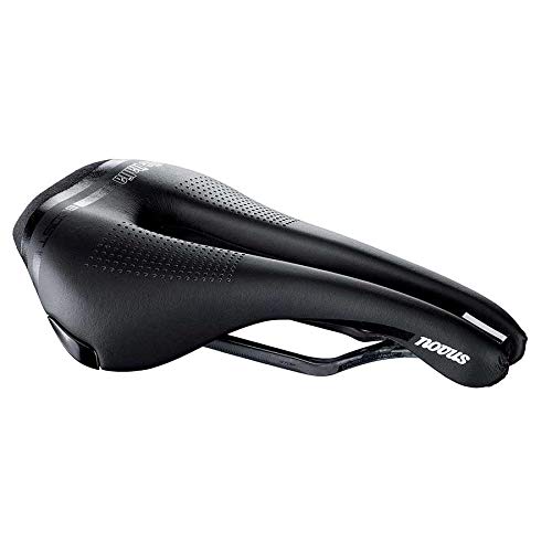 Selle Italia - Sillìn Bicicleta de Carretera Novus Boost Kit Carbonio Superflow, Rail Carbon/Keramic Ø7x9, Sillìn Corto Road Perfomance Fibra-tek Ligero, Comfort