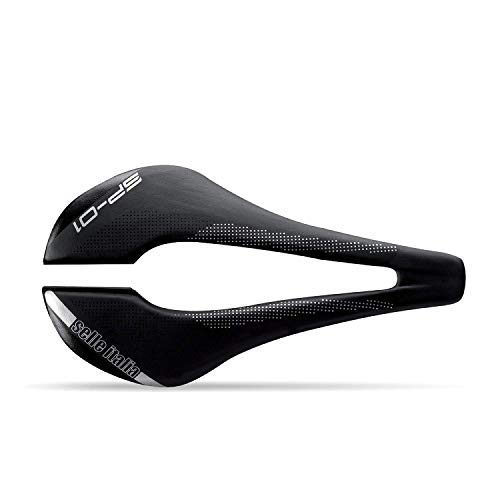 Selle Italia - Sillìn Bicicleta de Carretera SP-01 Boost TM Superflow, Rail Manganese Tubo Ø7, Sillìn Corto Road Perfomance Duro-tek, Comfort