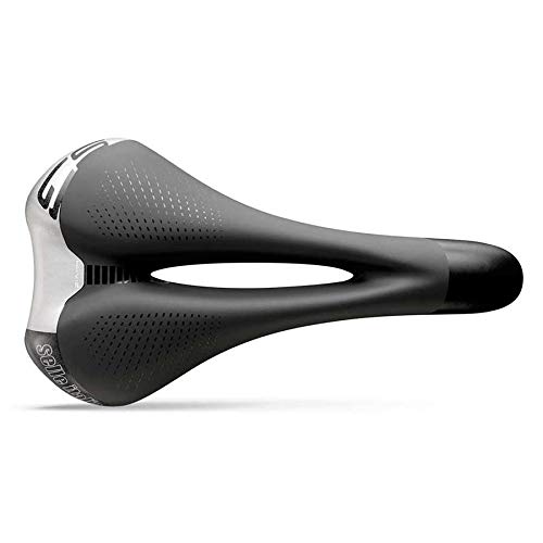 Selle Italia - Sillìn Bicicleta de Paseo S 3 Flow, Rail FeC Alloy Ø7, Sillìn Soft-tek, Ultra Comfort Gel, Resistente, Reflectante, Ergonómico