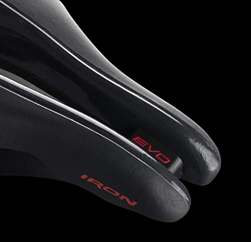 Selle Italia - Sillìn bicicleta Triathlon Iron EVO Kit Carbonio Superflow SD, Rail Carbon/Keramic Ø7x9, Sillìn Perfomance Fibra-Tek Ligero, Comfort, Antideslizante