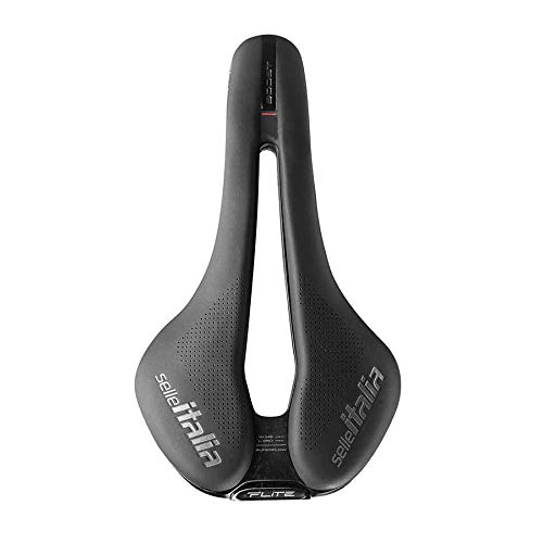 Selle Italia - Sillín Flite Boost Kit Carbonio Superflow Carbon/Keramic Ø7x9, Road, Performance, Fibra-tek, Light, Comfort