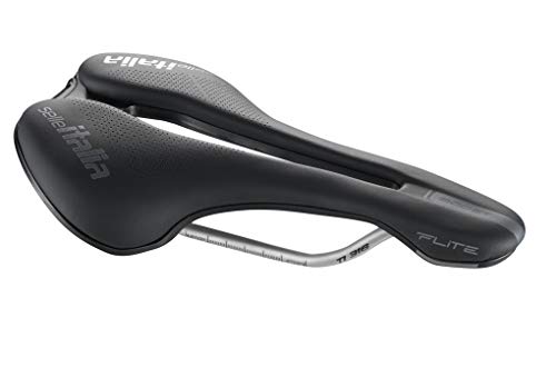 Selle Italia - Sillín Flite Boost Superflow TI 316 Tubo Ø7, Road, Performance, Fibra-tek, Sillín Corto, Comfort