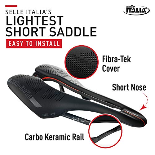 Selle Italia SLR Boost Kit Carbonio Superflow Sillín, Unisex Adulto, Negro, S3