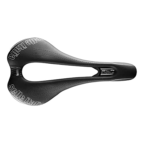 Selle Italia SLR Kit Carbonio Superflow Sillín: Negro/Negro, S3