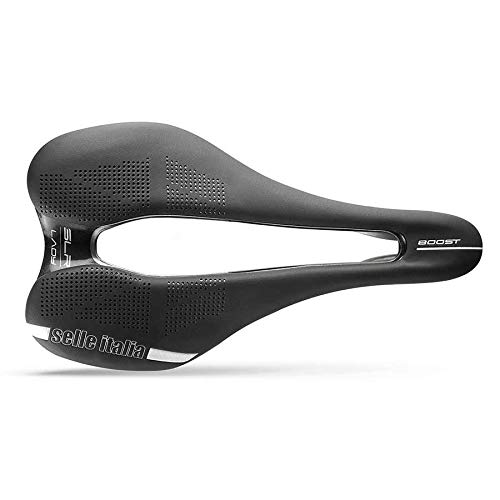 Selle Italia SLR Lady Boost Ti316 Superflow Sillín, Mujer, Negro, L3