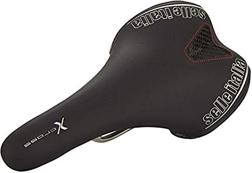 Selle Italia SLR X-Cross S1 Sillín, Unisex Adulto, Negro, Talla Única