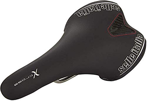 Selle Italia SLR X-Cross S1 Sillín, Unisex Adulto, Negro, Talla Única