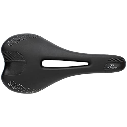 Selle Italia SLS Lady Flow Sillín, Unisex, Negro/Negro