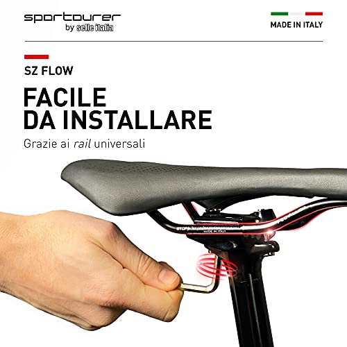 Selle Italia Sz Sillín, Unisex-Adult, Negro, Talla única