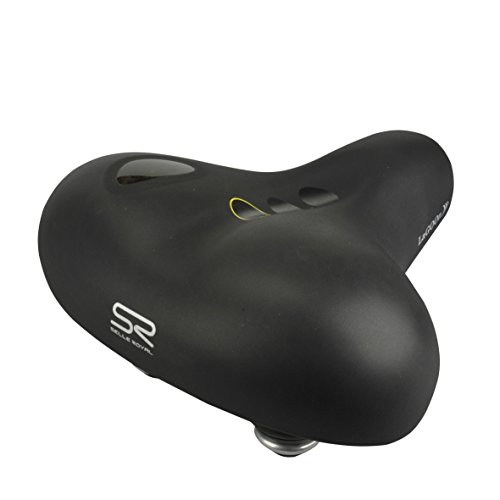 Selle Royal Adultos (Gel de elastómero Over Land – Sillín de Bicicleta, Color Negro, Talla única