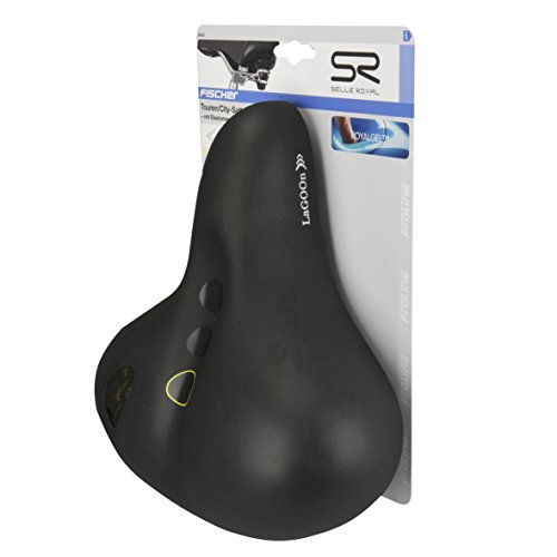 Selle Royal Adultos (Gel de elastómero Over Land – Sillín de Bicicleta, Color Negro, Talla única