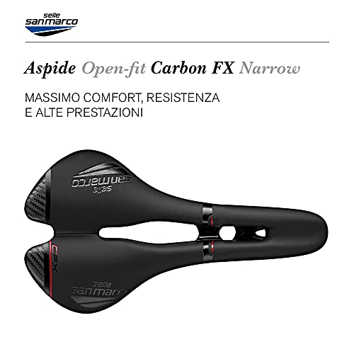 Selle San Marco - Sillín ASPIDE Open-Fit Carbon FX Narrow