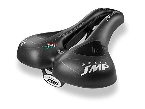 Selle SMP - Sillín de Bicicleta TRK Marting Touring, Color Negro