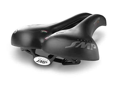 Selle SMP - Sillín de Bicicleta TRK Marting Touring, Color Negro