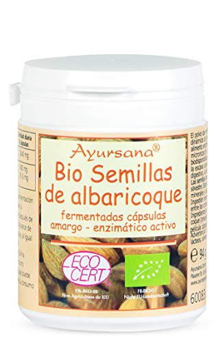 Semillas de Albaricoque (Vitamina B17) Ayursana 160 cápsulas de Uni Nat