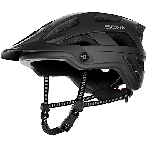 Sena M1 Casco para Mountain Bike, Adult, Negro Mate, L