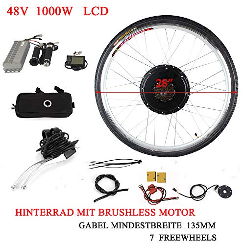 SENDERPICK Kit de conversión de bicicleta eléctrica de 28 pulgadas, 36 V, 250 W, para rueda trasera trasera, kit de conversión para bicicleta eléctrica trasera (250 W)