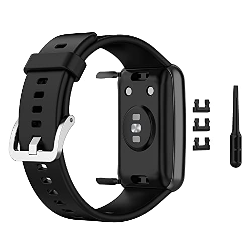 SenMore 10-Piece Correas Compatibles con Huawei Watch Fit Correa de Repuesto Pulsera de Repuesto Correa Deportiva de Silicona Adecuada para Huawei Watch Fit