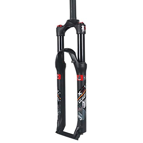 Sentarse ZZQ- MTB Horquilla De Suspensión Aleación De Magnesio Bicicleta Horquilla Delantera Duraderas Horquilla De Aire De Estructura Fuerte Accesorios De Bicicleta 26/27.5/29 Pulgadas