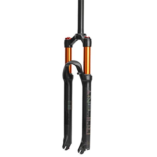 Sentarse ZZQ- MTB Horquilla De Suspensión Bicicleta Horquilla Delantera Amortiguación Ajustable Horquilla De Aire De Duraderas Accesorios De Bicicleta 26/27.5/29 Pulgadas