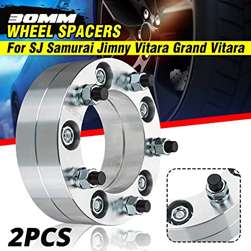 Separadores De Ruedas，Espaciador De Rueda Adaptadores de Espaciador de Rueda 2 / 4pcs 30mm / 32 mm PCD 5x139.7 CB 108mm 5 Lugs FIT Uso for Suzuki Vitara JIMNY SJ Samurai (Color : 2x32mm)