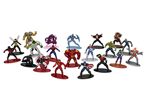 Set 20 nanofiguras Marvel 4 cm. W6 (Jada 253225018)