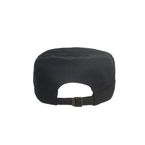 SEWORLD Gorra Plana, Gorra Militar, sombrilla Exterior, Sombrero Casual.