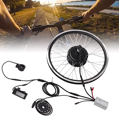 Shanrya Kit de Motor de Cubo de Rueda Trasera, Kit de Conversión de Bicicleta Eléctrica Duradero Impermeable 36V 250W para Bicicleta de Montaña