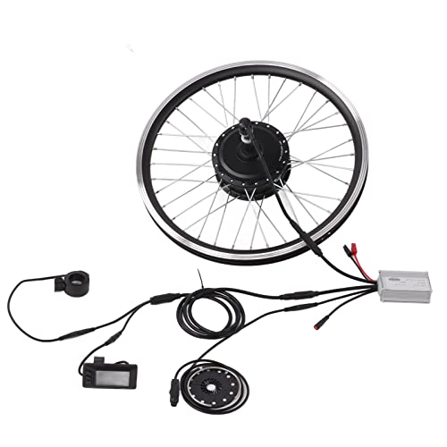 Shanrya Kit de Motor de Cubo de Rueda Trasera, Kit de Conversión de Bicicleta Eléctrica Duradero Impermeable 36V 250W para Bicicleta de Montaña