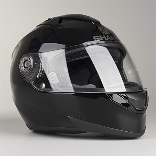 SHARK RIDILL Casco de Moto, Hombre, Negro, M