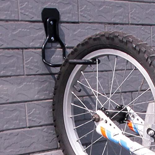 Sharplace 2X Colgador de Gancho para Bicicleta Negro, Resistente, Ganchos Techo del Garaje Y La Pared, Almacenamiento de Bicicletas Y Colgar
