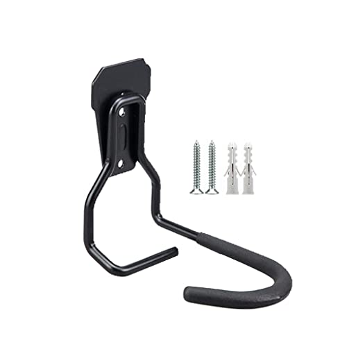 Sharplace 2X Colgador de Gancho para Bicicleta Negro, Resistente, Ganchos Techo del Garaje Y La Pared, Almacenamiento de Bicicletas Y Colgar