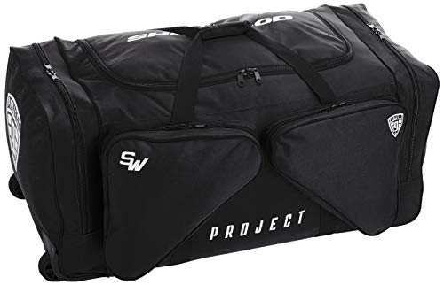 Sherwood Eishockeytasche True Touch T 90 Wheel Bag - Bolsa para Material de Hockey sobre Hielo, Color Negro, Talla 100 x 50 x 46 cm, 230 l