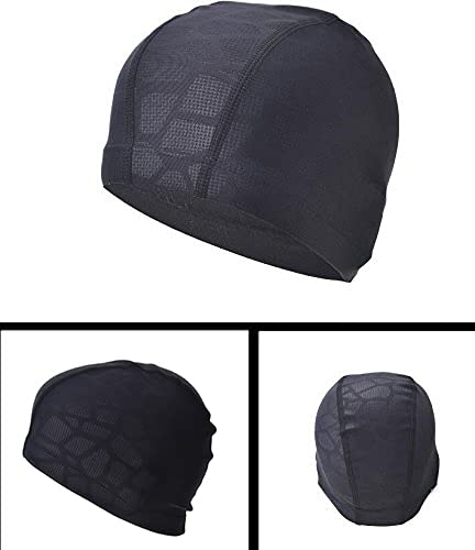 SHESHY Hombres Flexibles Impermeable a Prueba de Humedad Adultos tamaño de la Gorra de natación Fibra de algodón Sombrero de natación