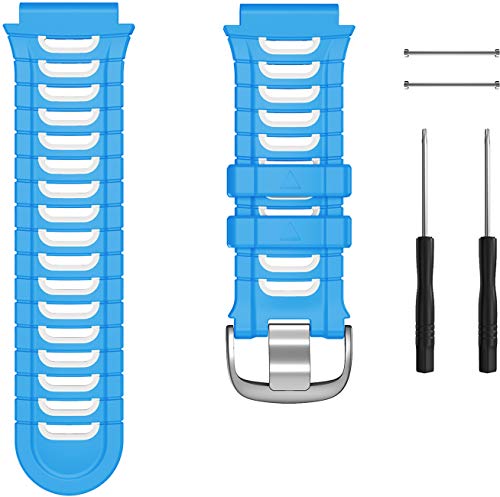 Shieranlee Compatibile con Garmin Forerunner 920XT Correa, Brazalete de Silicona Compatibile con Forerunner 920XT - Fitness Tracker Band with Clasp