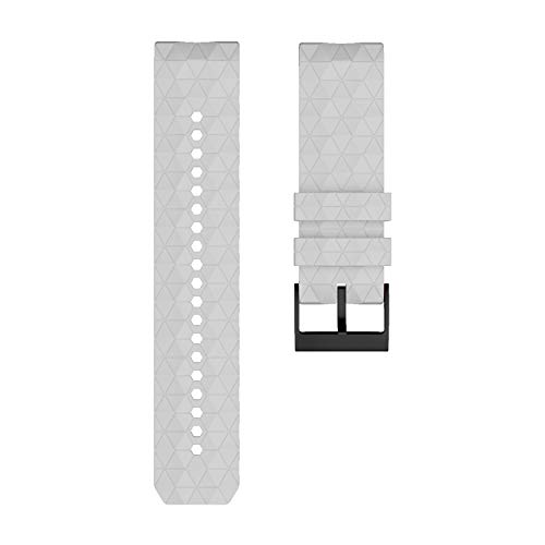 Shieranlee Compatible with Suunto 9 Spartan/Suunto 7 Correa, 24MM Silicona Sport Watch Band Fitness Band para Suunto 9/Suunto D5/Suunto Spartan Sport Wrist HR/Suunto 9 Titanium