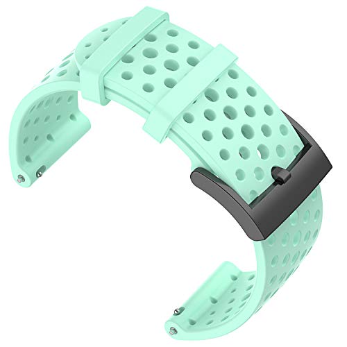 Shieranlee Compatible with Suunto 9 Spartan/Suunto 7 Correa,24MM Silicona Sport Watch Band Fitness Band para Suunto 9/Suunto D5/Suunto Spartan Sport Wrist HR/Suunto 9 Titanium