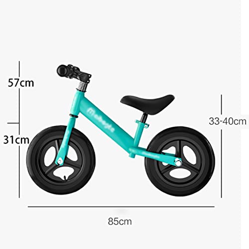 SHIJIANX Bicicleta sin Pedales Bici para Aprender a Mantener EI EquilibrioJuguetes para Niños de 2 A 6 Años,Scooter de Equilibrio Ligero de Acero al Carbono, Altura Sillín Regulable,2 tamaño
