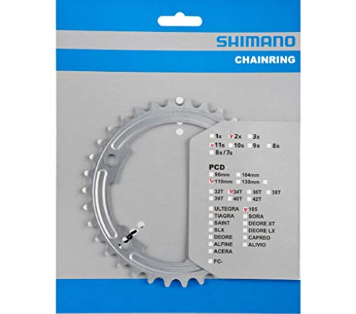 SHIMANO 105 FC de 5800 Cadena Hojas Acabado 36T 2017 Hojas