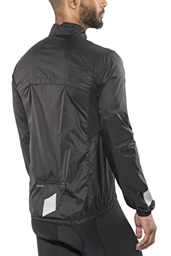 SHIMANO Cortavientos SH Compact, Hombre, Negro, 2XL