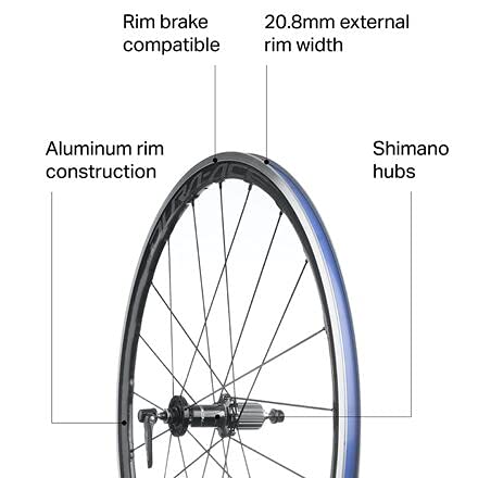 SHIMANO Dura-Ace 9100 C40 - Juego de ruedas de carretera (carbono, talla única)