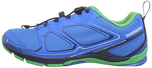 SHIMANO E-SHCT71B - Zapatillas de Ciclismo de sintético para Mujer Azul Blau (Blue) Talla:39 UE